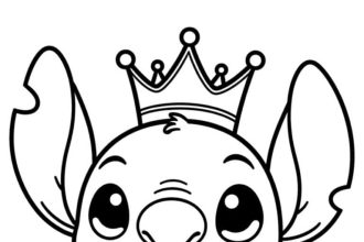 Coloriage de Stitch pour stimuler la créativité des enfants