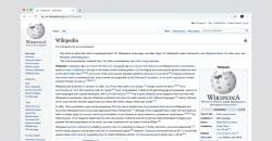 Wikipedia page screenshot