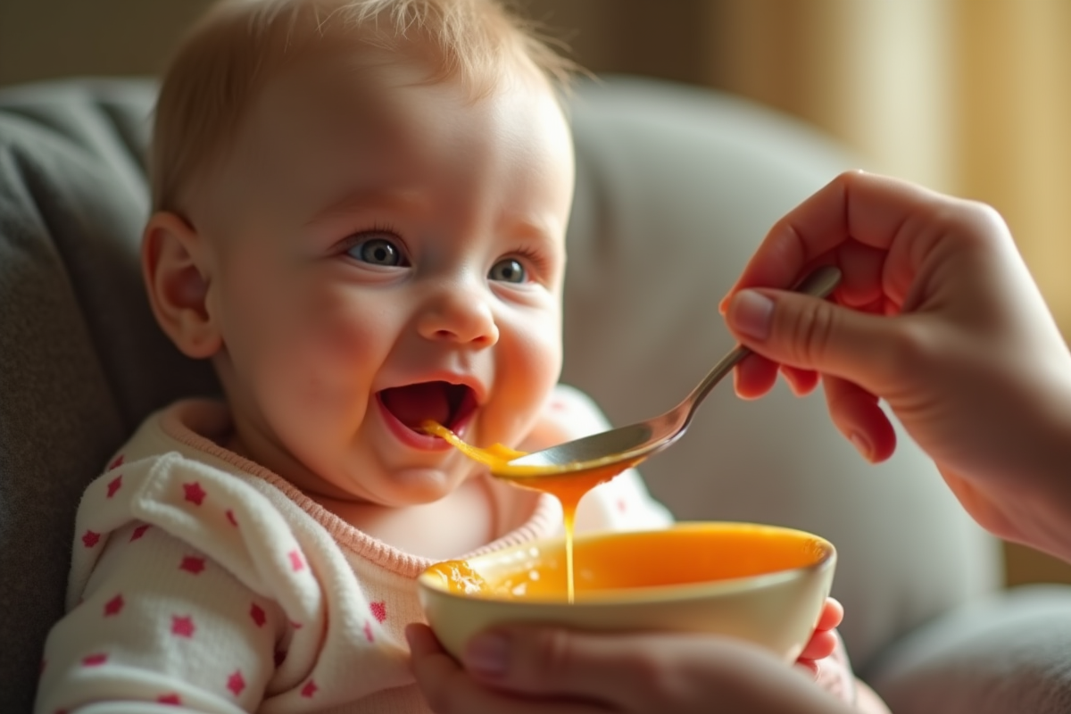 bébé purée